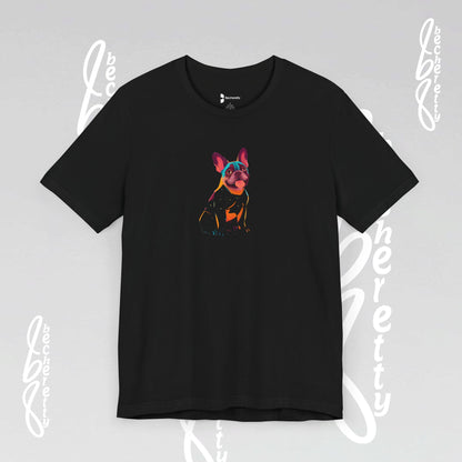 French Bulldog - T-Shirt - Artistic Graphic Design Becheretty - Unisex - Perfect Gift Dogs Lovers