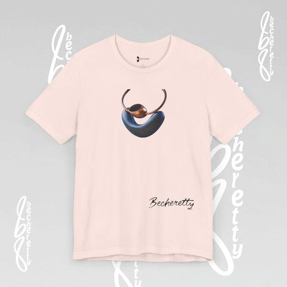 Necklace - Artistic design - T-Shirt short sleeve Becheretty- Fashion Casual Wear - Ideal Gift for Women