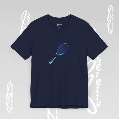 Vintage Tennis Racket - Graphic T'Shirt Becheretty - Tennis Enthusiasts - Casual Wear