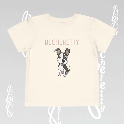 Toddler T-Shirt - Cheerful Winking Frenchie Doggy - Great choice for birthdays, playdates, and everyday wear.