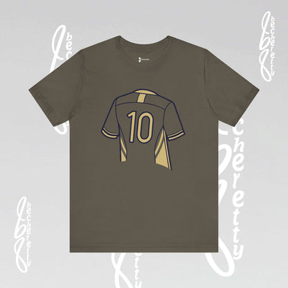 Soccer T-Shirt Number 10 Unisex - Graphic Becheretty - Game Day - Casual wear - Gift for Soccer Lovers
