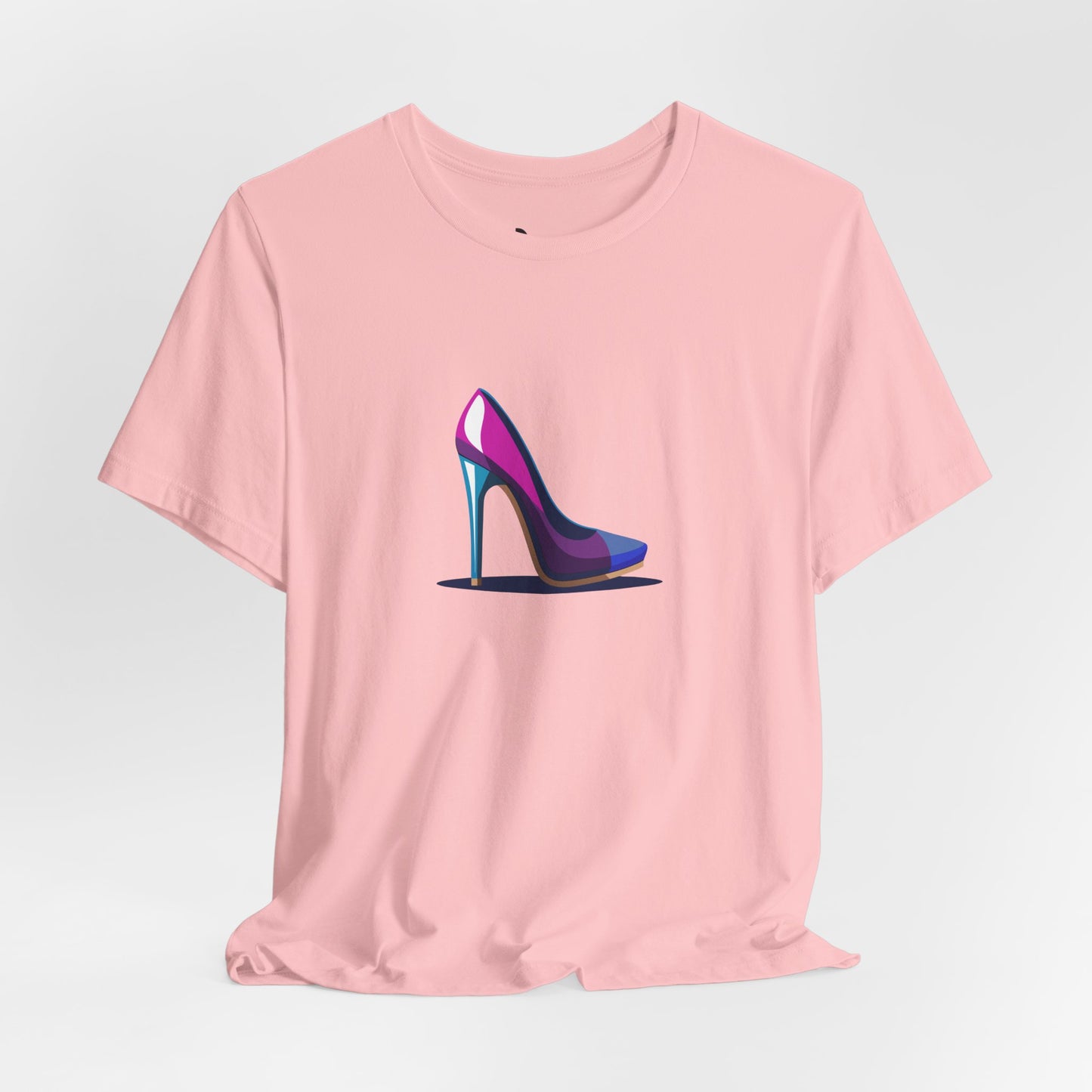 Colorful futuristic Stiletto T‑Shirt - Art Graphic Becheretty - A nod to your unique fashion style