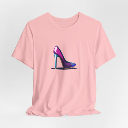 Colorful futuristic Stiletto T‑Shirt - Art Graphic Becheretty - A nod to your unique fashion style