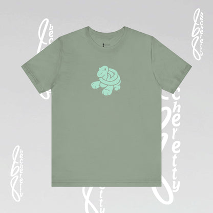 Turtle Tee - Inspired by a child's plasticine sculpture - Becheretty brings his work to life, supporting Autism Awareness and also highlighting his creativity.
