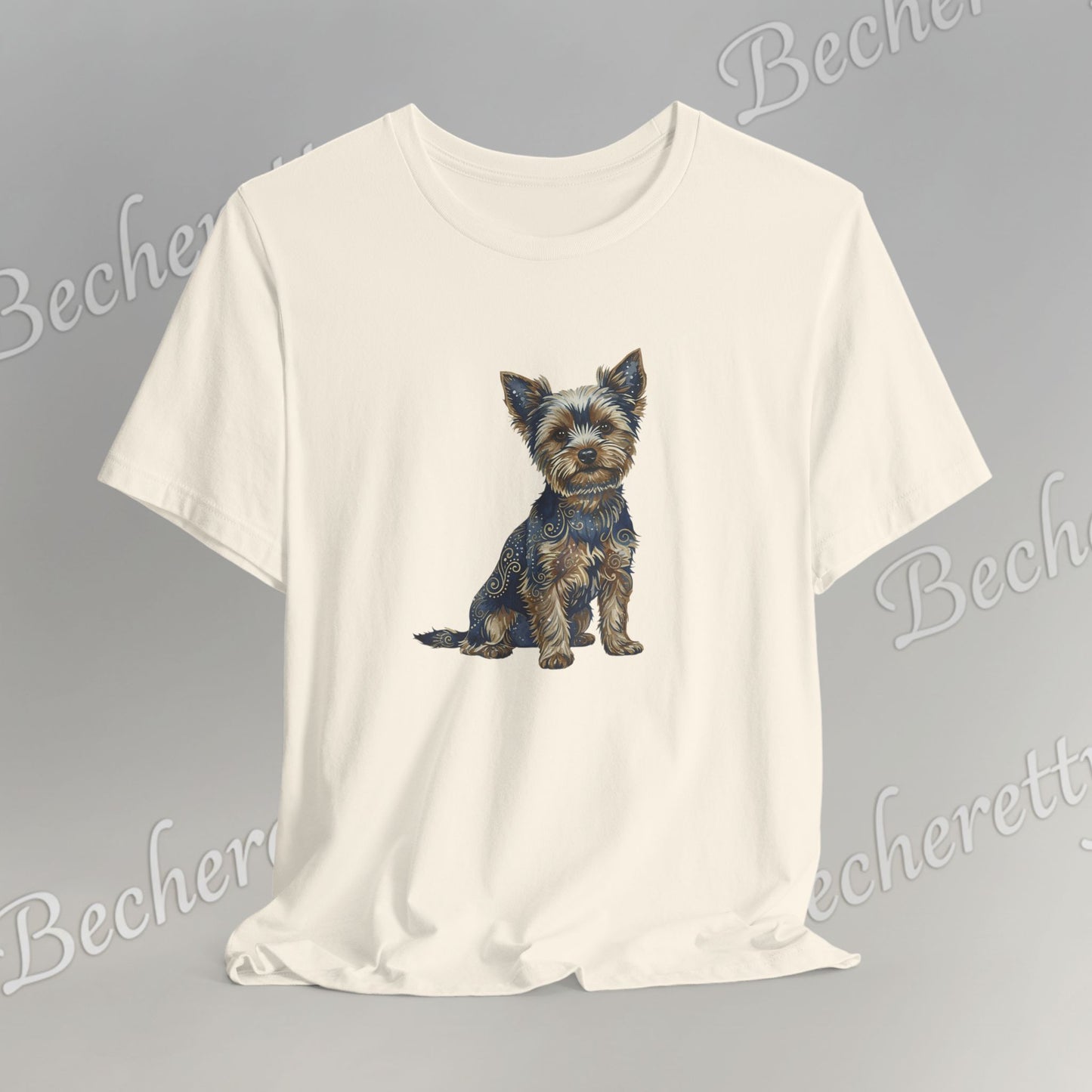 Yorkie T'Shirt - Art Graphic Becheretty - Perfect gift for Pets Lovers - Casual Wear