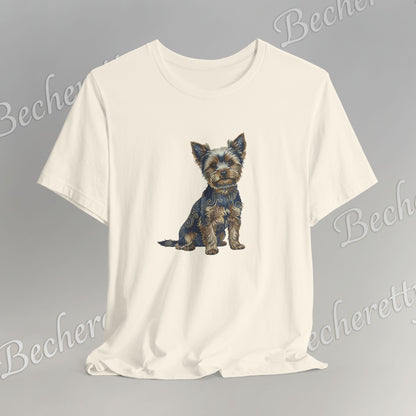 Yorkie T'Shirt - Art Graphic Becheretty - Perfect gift for Pets Lovers - Casual Wear
