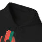 The Vinyl Echo "DJ" Hoodie - Art Graphic Becheretty - The classic vinyl record through a lens of modern geometry