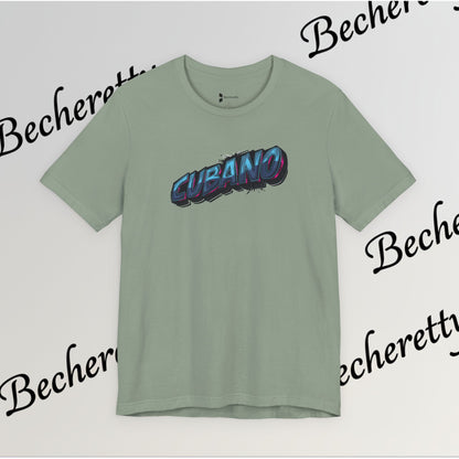 Graphic Tee "Cubano" Minimalist Art Graphic Becheretty - T-shirt that expresses confidence - Casual Wear