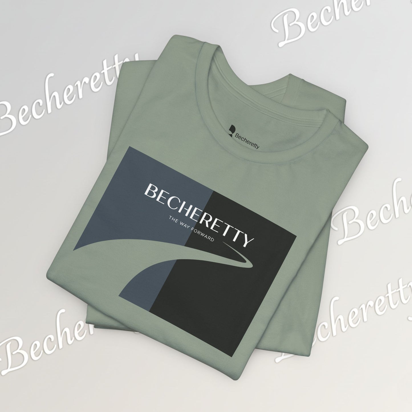 The Way Forward | Minimalist Cubist Graphic Tee Becheretty - Casual Wear, Gift Idea, Streetwear, Everyday Comfort