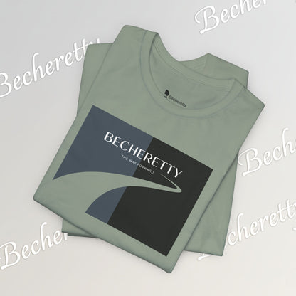 The Way Forward | Minimalist Cubist Graphic Tee Becheretty - Casual Wear, Gift Idea, Streetwear, Everyday Comfort