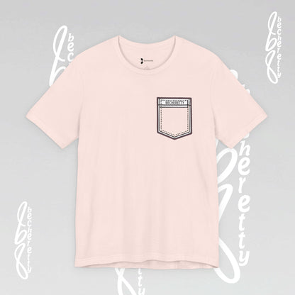Becheretty Pocket - Minimalistic T-Shirt Desing - Unisex - Casual Wear
