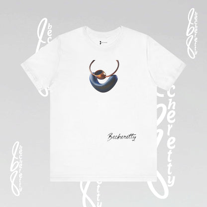 Necklace - Artistic design - T-Shirt short sleeve Becheretty- Fashion Casual Wear - Ideal Gift for Women