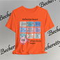 Graphic T-Shirt "Reflection Board"  Art Minimalist Becheretty - Funny Motivational Reminder Tee