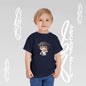 Toddler T-Shirt Cute Graphic Character Becheretty - Playful Toddler Wear - Summer Top
