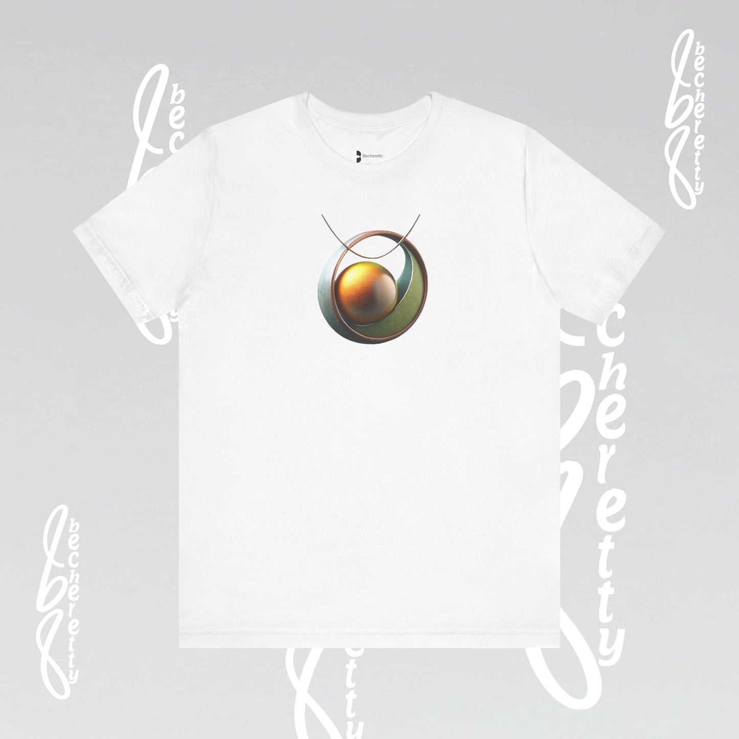 Art Graphic Becheretty "Necklace" - Stylish Design T-Shirt - Casual Wear, Gift for Art Lovers, Everyday Style, Unique Art Apparel