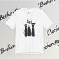 T-Shirt "Three Stylized Black Cats" | Cute Minimal Graphic Becheretty - Modern, artful touch