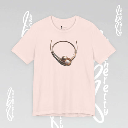 Elegant Pearl-Inspired - Graphic Tee Becheretty - Casual T-Shirt, Gift for Her, Stylish Summer Wear, Unique Fashion Statement