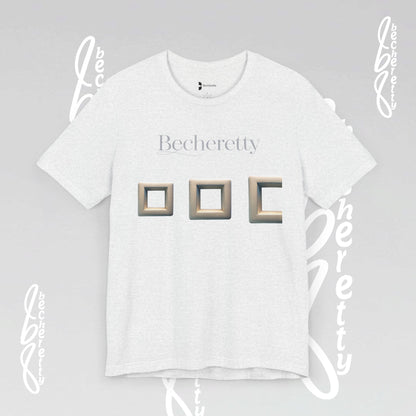 Modern Minimalist Graphic Tee - Becheretty - Artistic Everyday wear, Unique gift