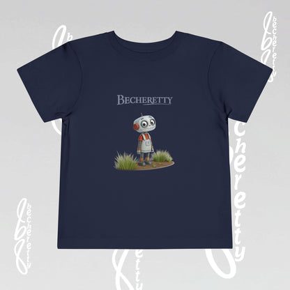 Toddler T'Shirt Short Sleeve - Cute Robot - Becheretty Graphic Design