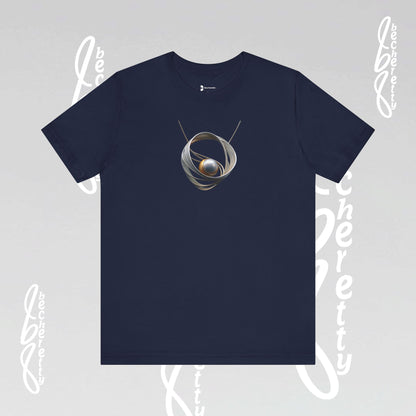 Modern Design "Necklace" Graphic T-Shirt Becheretty - Trendy Outfits, Casual Wear - Gift for Art Lovers - Unique Style