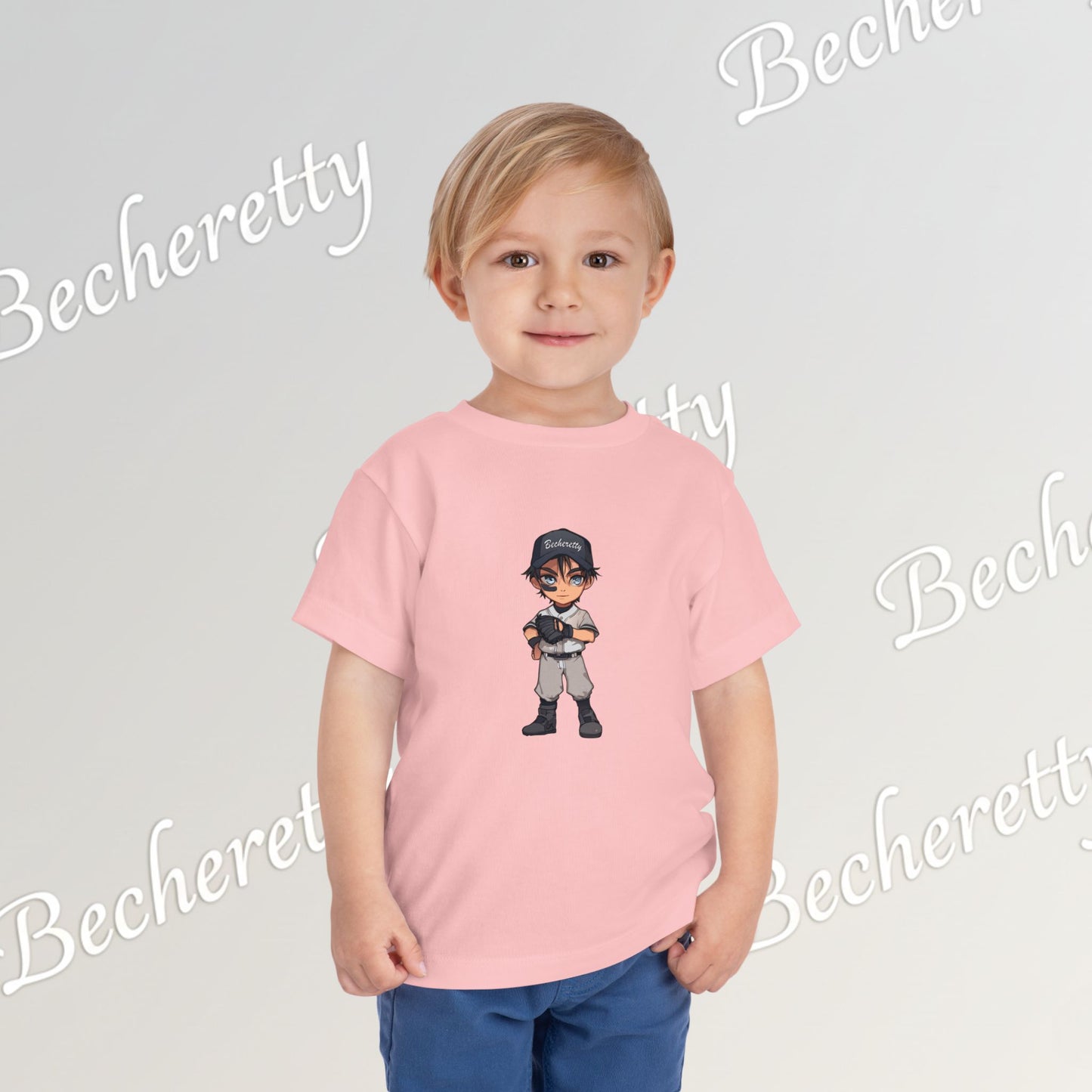 Toddler T-Shirt - Baseball Graphic Becheretty - Day Game, birthday gift - Day game & Casual wear