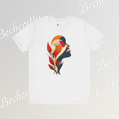 The "Abstract Muse" Graphic Tee Becheretty - Elevate your everyday rotation with a wearable work of art.