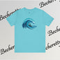 Ocean Wave Surf Tee — The Art of Surf - Graphic Minimalist Becheretty - Surfing is just painting — the ocean is the brush