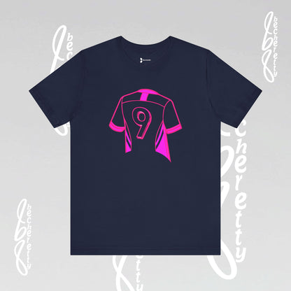 T-Shirt Number 9 - GOAL- Art Graphic Becheretty - Perfect Gift for Soccer Lovers - Casual Wear