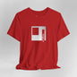 Cubist Portal Premium Tee - Minimalist Art Graphic Becheretty - Design that merges architectural precision and abstract expressionism.