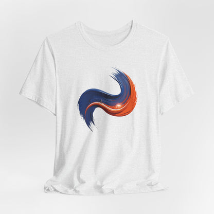 Graphic Abstract Colorful Brushstroke Tee - Art Minimalist Becheretty - Casual Wear - Authentic Apparel