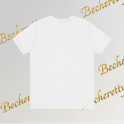 Stylish Minimalist Art Design Becheretty - Trendy short sleeve T-Shirt - Casual Wear - Gift for Him