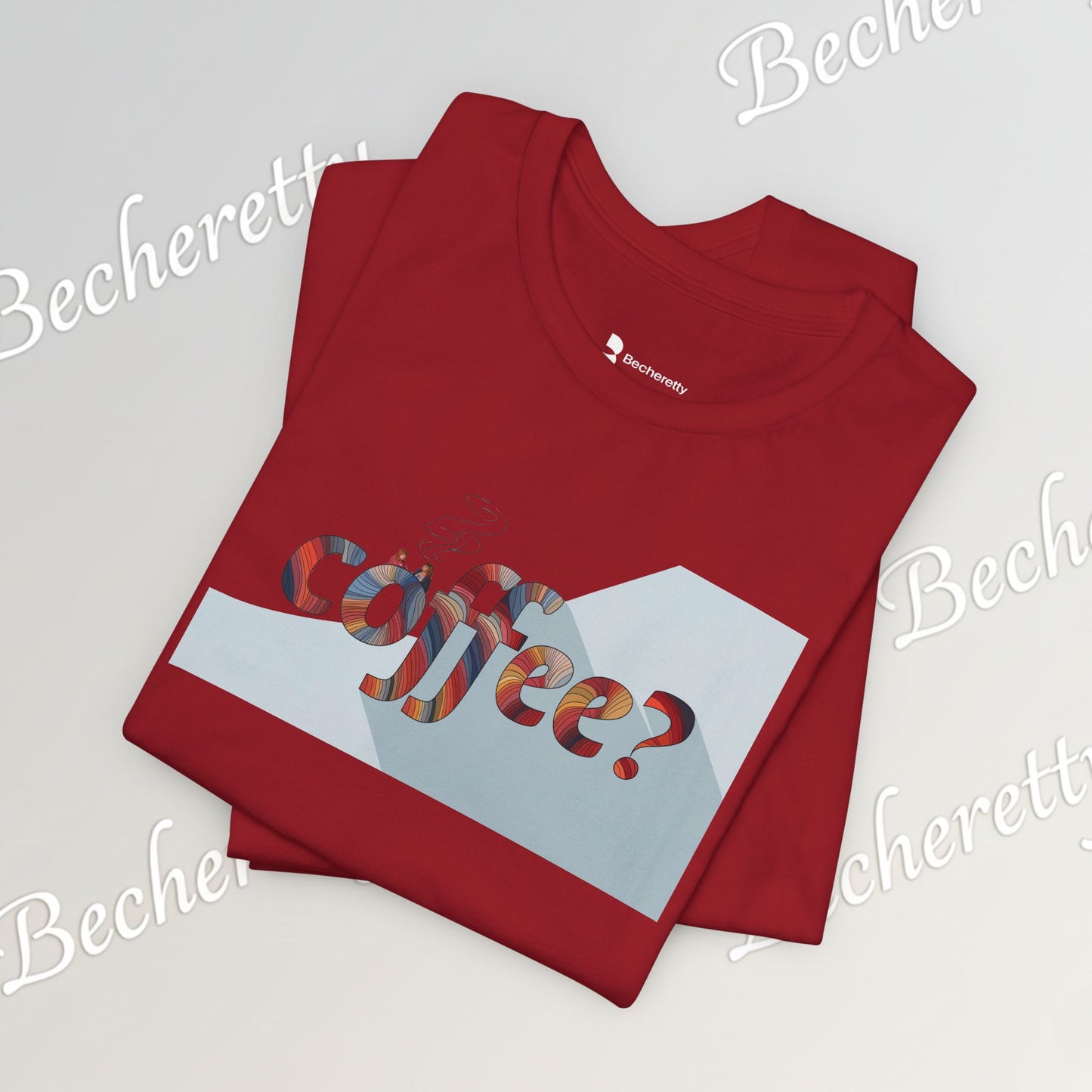 Coffee? Graphic Tee - Art Minimalist Becheretty — Coffee Lover T‑Shirt - Gentle, playful, and a little wry