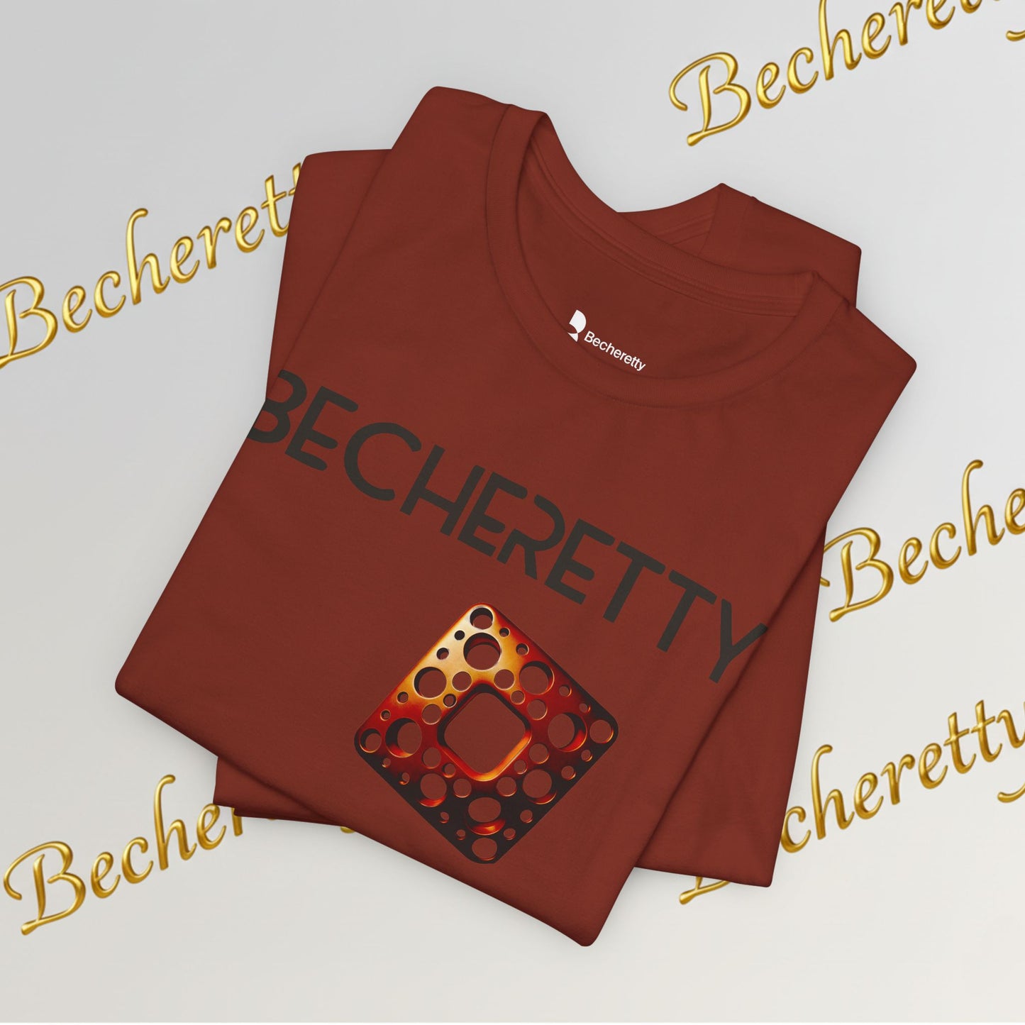 Stylish Minimalist Art Design Becheretty - Trendy short sleeve T-Shirt - Casual Wear - Gift for Him