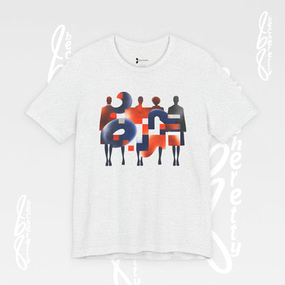 Abstract Graphic Tee Becheretty - Wear the Art - Become Part of the Composition