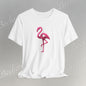 Flamingo T-Shirt - Artistic Graphic Minimalist Becheretty - Fun Casual Wear for Everyday Style