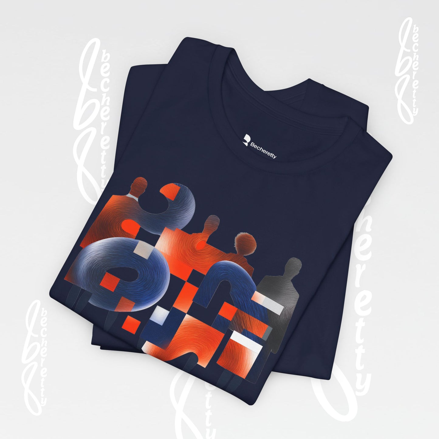 Abstract Graphic Tee Becheretty - Wear the Art - Become Part of the Composition