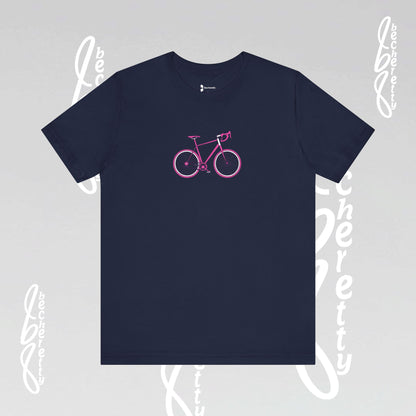Pink Bike - Graphic T-Shirt Becheretty - Perfect gift for Bike Lovers - Casual Wear