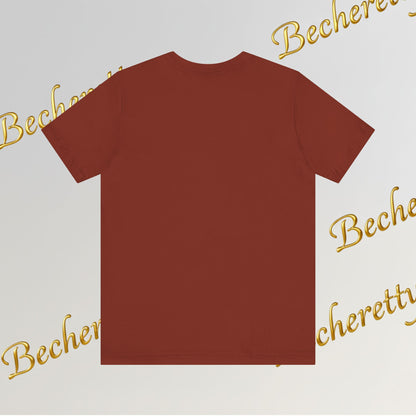 Stylish Minimalist Art Design Becheretty - Trendy short sleeve T-Shirt - Casual Wear - Gift for Him