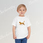 Cut Artistic "Golden Cat" Graphic Becheretty - Toddler Tee - Perfect for everyday wear with an artistic edge.