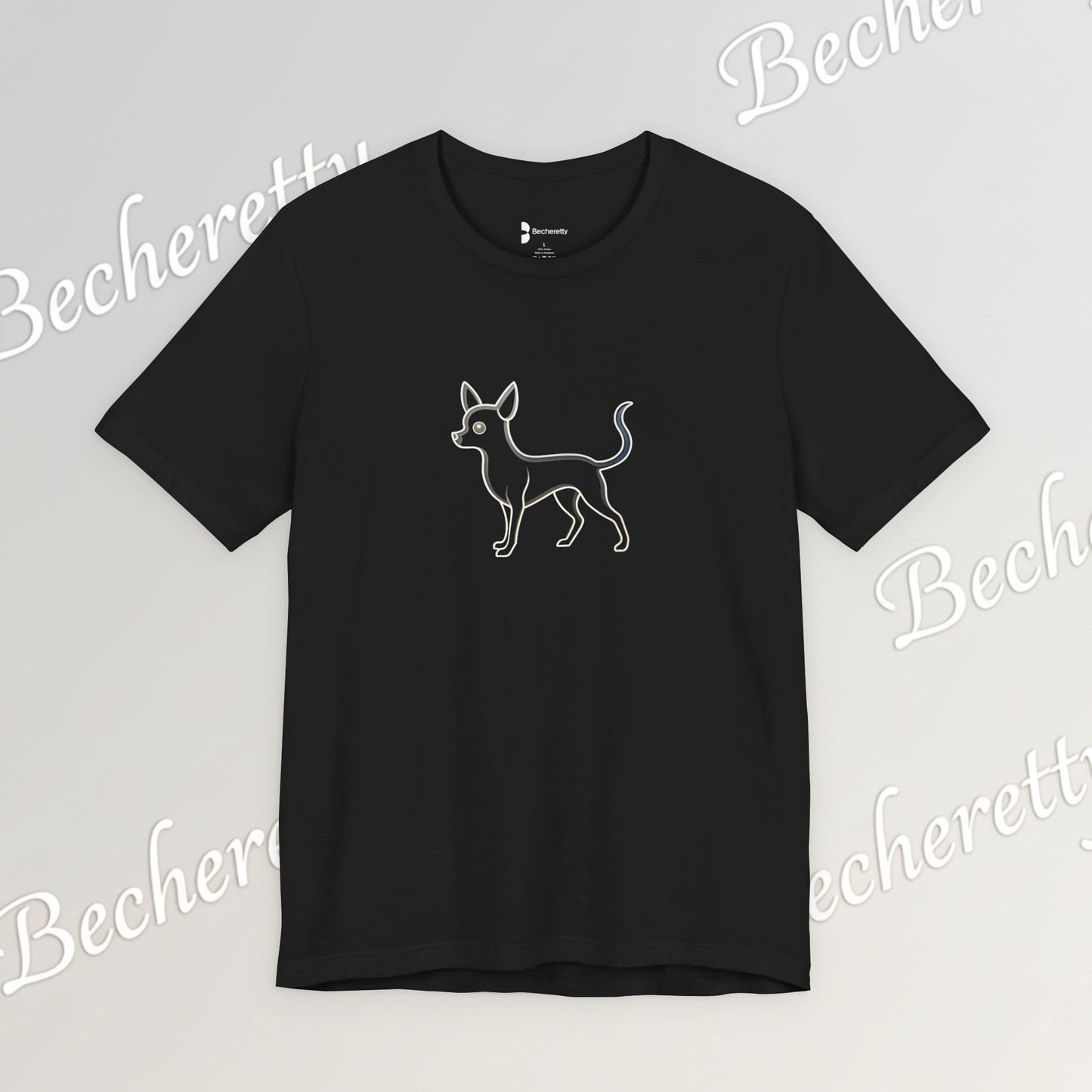 The Minimalist Muse: Chihuahua Line Art Tee Becheretty - "dog lovers"— less is often much more.
