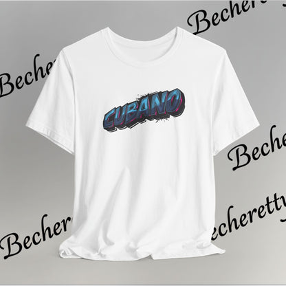 Graphic Tee "Cubano" Minimalist Art Graphic Becheretty - T-shirt that expresses confidence - Casual Wear