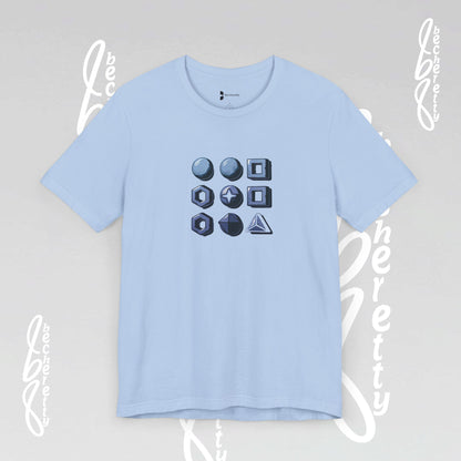Graphic T-Shirt Becheretty - Short Sleeve, Unisex - Stylish Minimalist - Casual Wear
