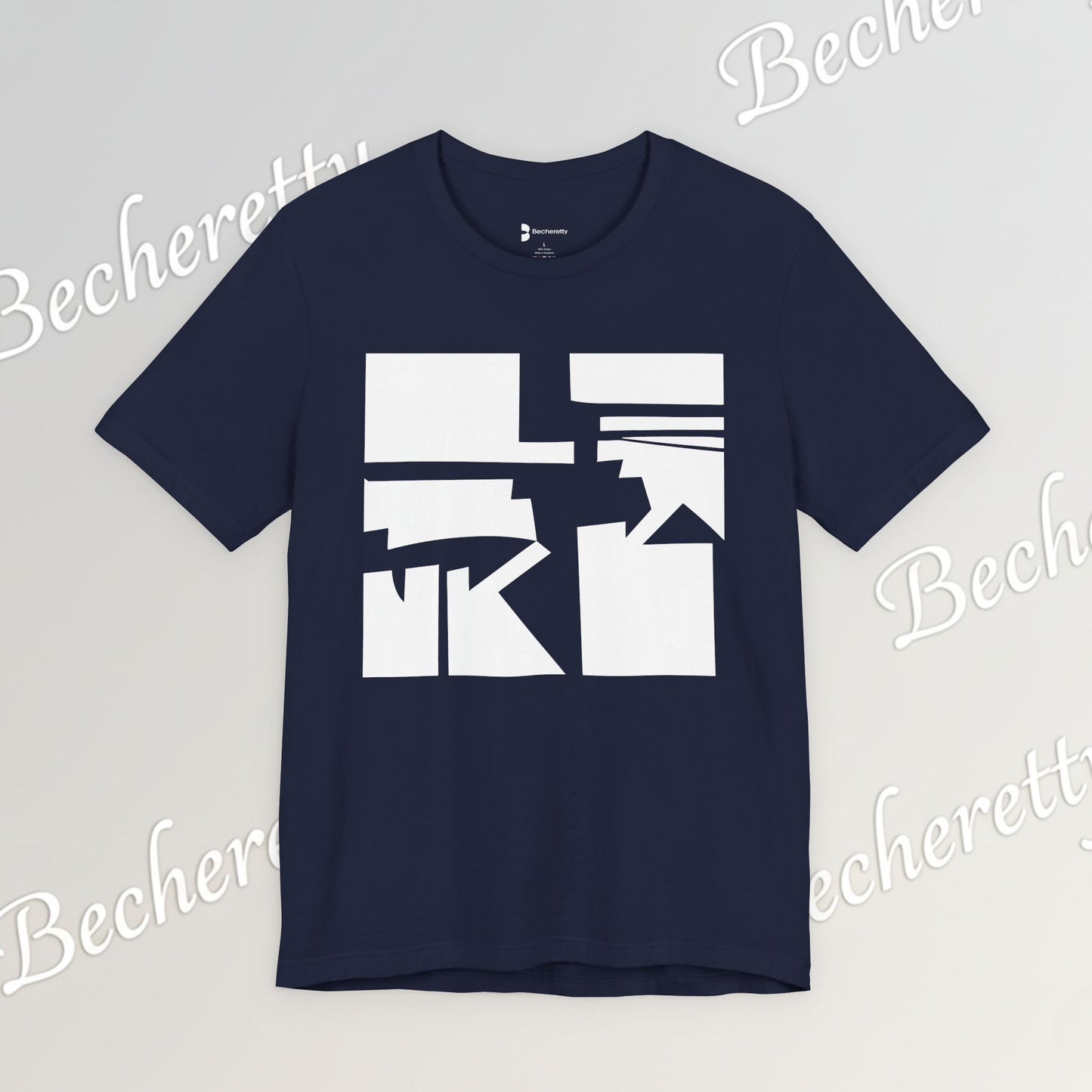 Abstract Graphic Art T-Shirt - Becheretty - Casual Wear - Gift for Art Lovers - Modern Artwork Apparel