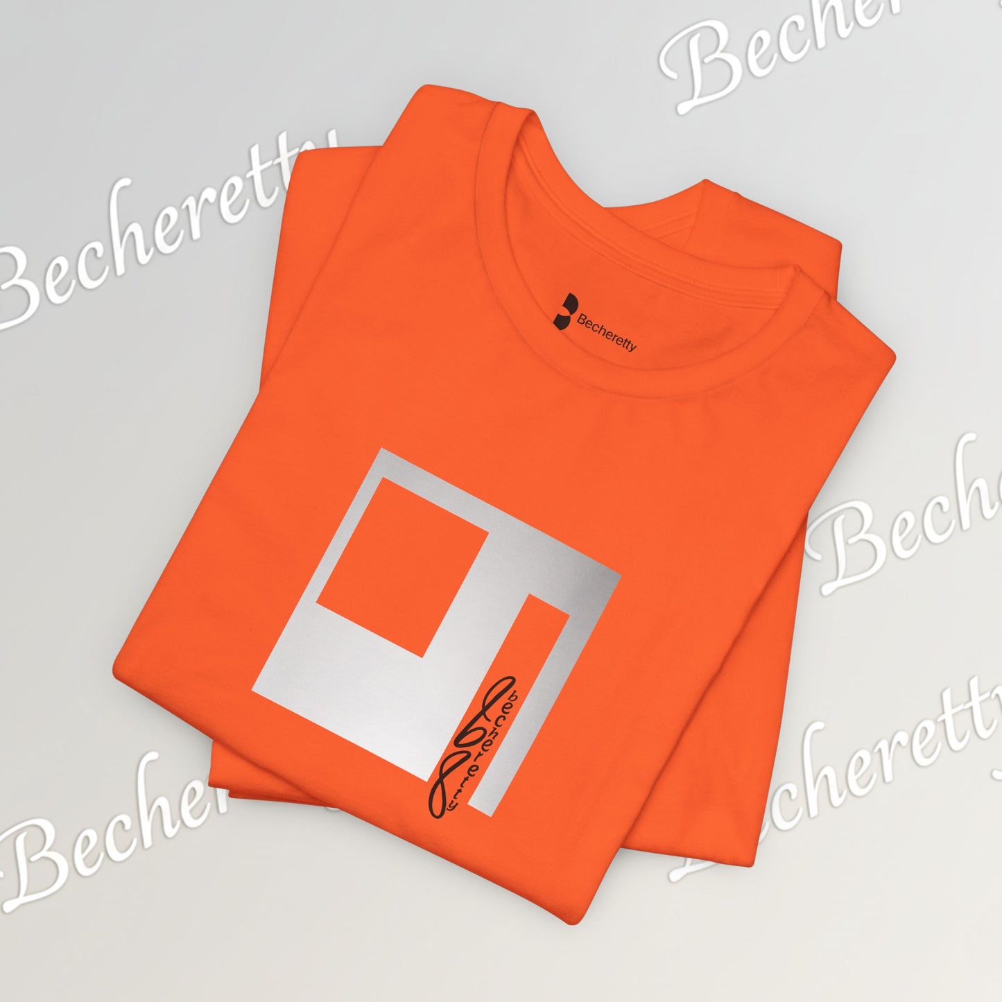 Cubist Portal Premium Tee - Minimalist Art Graphic Becheretty - Design that merges architectural precision and abstract expressionism.