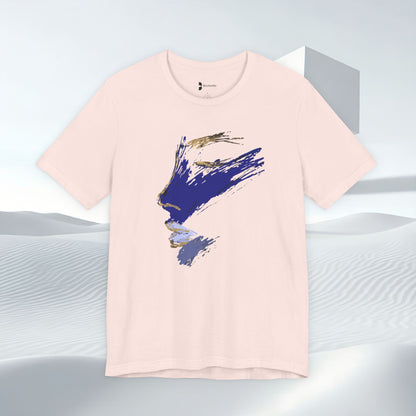 Midnight Motion Abstract Brushstroke T-Shirt — Original Art Minimalist Becheretty