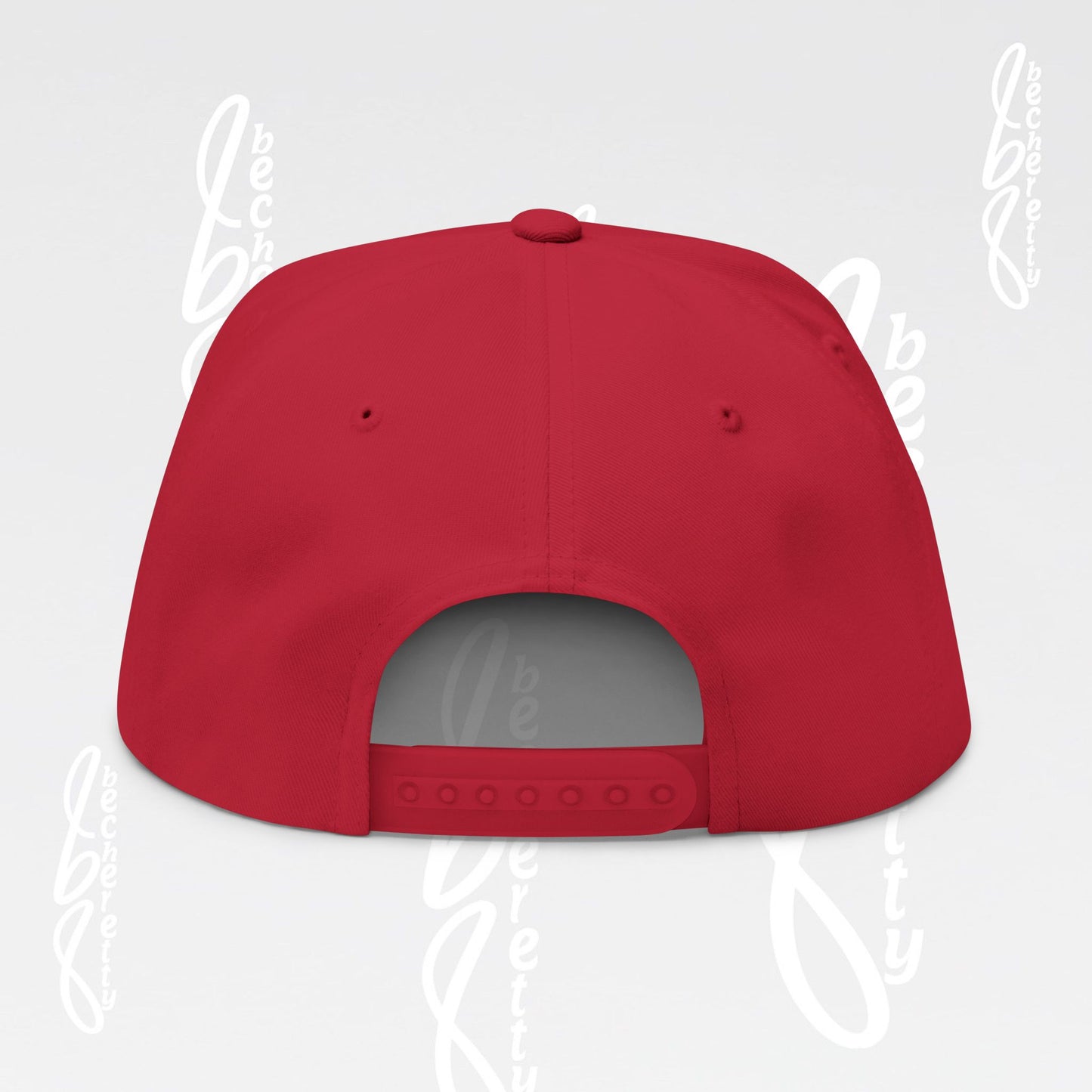 Baseball Cap - Art Graphic Becheretty - Stylish Embroidered Flat Bill Cap for Trendsetters