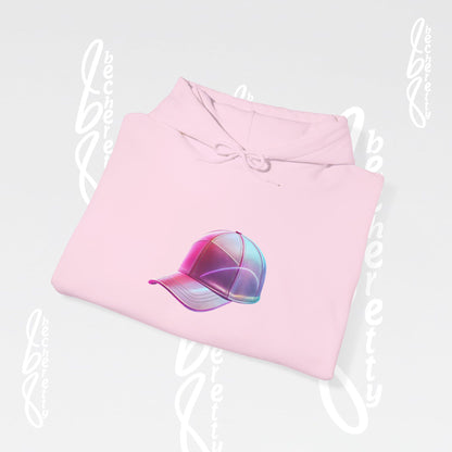 Graphic Hoodie "Retro Cap" for Creative Souls - Art Minimalist Becheretty - Stylish - Casual Wear