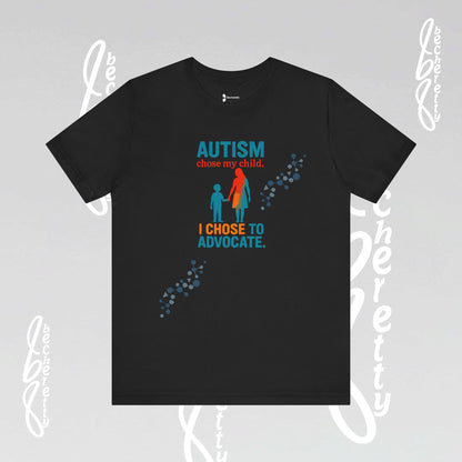 Autism Awareness Unisex Tee - Becheretty Graphic - Perfect gift for parents and friends supporting the cause.