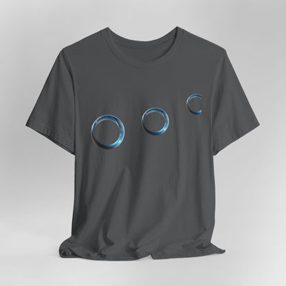 Moon Phase Tee — Minimal Lunar Circle T-Shirt - Art Graphic Becheretty - Everyday outfit