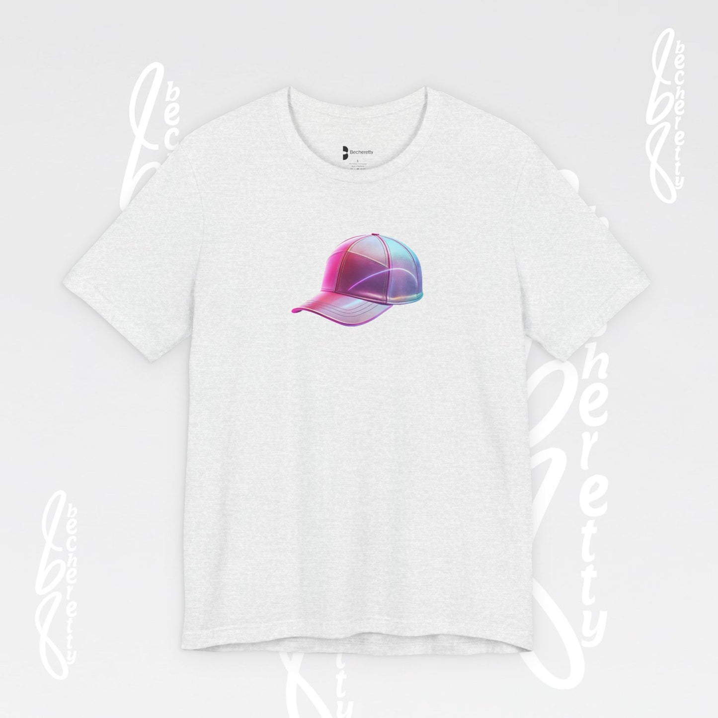 Graphic Tee - Colorful Cap Artistic Design Becheretty - Fun and Vibrant Vibe - Casual Wear